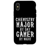 Custodia per iPhone X/XS Chemistry Major By Day Gamer By Night - Chemistry Students