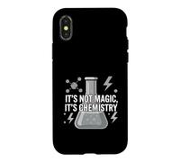 Custodia per iPhone X/XS Chemistry Teacher It's Not Magic It's Chemistry