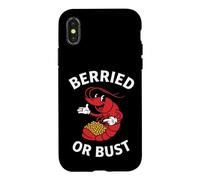 Custodia per iPhone X/XS Cherry Shrimp Breeder Berried Or Bust Aquarium Hobby