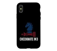 Custodia per iPhone X/XS Chess Checkmate In 3 Knight Defeats King