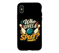 Custodia per iPhone X/XS Chi dà un umorismo da bowling a dieci pin diviso