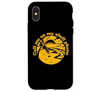 Custodia per iPhone X/XS Chiamami sul mio telefono Shell Ocean Beach Vibe