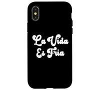 Custodia per iPhone X/XS Chicano Messicano Cholo La Vida Es Fria Lowriders Cultura Raza