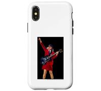 Custodia per iPhone X/XS Chitarra rock AC/DC Legend Live Stage Energy Classic Hard Rock