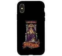 Custodia per iPhone X/XS Christus Vincit Cattolico Cristo Re Sacro Cuore