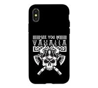 Custodia per iPhone X/XS Ci vediamo nel Valhalla | Thor | Odin | VIKINGS Ragnar