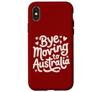 Custodia per iPhone X/XS Ciao, Trasferirsi in Australia