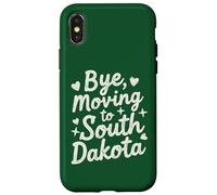 Custodia per iPhone X/XS Ciao, trasferirsi in South Dakota