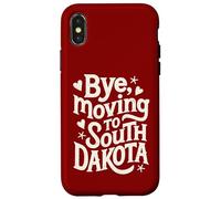 Custodia per iPhone X/XS Ciao, trasferirsi in South Dakota