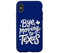 Custodia per iPhone X/XS Ciao, trasferirsi in Texas