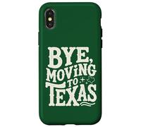 Custodia per iPhone X/XS Ciao, trasferirsi in Texas