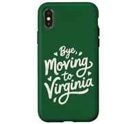 Custodia per iPhone X/XS Ciao, trasferirsi in Virginia