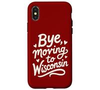 Custodia per iPhone X/XS Ciao, trasferirsi in Wisconsin