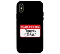 Custodia per iPhone X/XS Ciao, vengo da Trinidad e Tobago