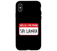 Custodia per iPhone X/XS Ciao, vengo dallo Sri Lanka