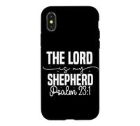 Custodia per iPhone X/XS Citazione Spirituale Ispiratrice Il Signore è il mio Pastore