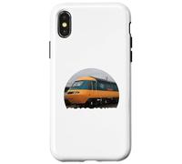 Custodia per iPhone X/XS Class 43 HST High Speed Train British Locomotive Engine