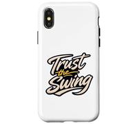Custodia per iPhone X/XS Clubhouse Life, Golf Range Life Trust the Swing Golfers Life