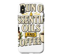 Custodia per iPhone X/XS Coffee Lover Olio Essenziale Benessere Umorismo