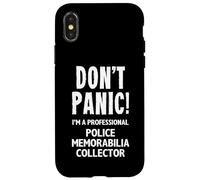 Custodia per iPhone X/XS Collezionista di cimeli della polizia