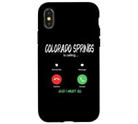 Custodia per iPhone X/XS Colorado Springs chiama e devo andare in viaggio