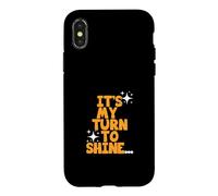 Custodia per iPhone X/XS Colore arancione My Turn To Shine Orange Graphic