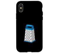 Custodia per iPhone X/XS Colore blu Love-Hurts Grafica blu