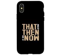 Custodia per iPhone X/XS Colore marrone chiaro Questa è ora grafica marrone chiaro