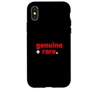 Custodia per iPhone X/XS Colore rosso genuino+raro. Grafica rossa