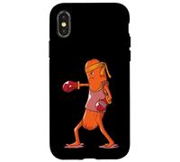 Custodia per iPhone X/XS Combattimenti di salsiccia di boxe nelle MMA