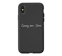Custodia per iPhone X/XS Coming Soon, JESUS - Christian Faith Reminder