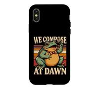 Custodia per iPhone X/XS Componiamo all'alba La musicista Melody di Frog