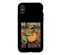 Custodia per iPhone X/XS Componiamo all'alba La musicista Melody di Frog