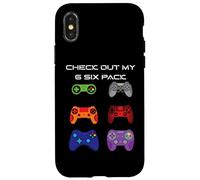 Custodia per iPhone X/XS Controlla il mio controller video da 6 Six Pack Gamer