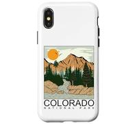 Custodia per iPhone X/XS Cool Colorado the Rocky Mountains Illustration Graphic