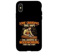 Custodia per iPhone X/XS Cool Grandpas Do Woodworking - Falegname