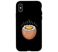 Custodia per iPhone X/XS Cool Graphic Design Divertente Uovo Sodo Uovo Sodo Stili