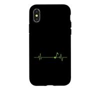 Custodia per iPhone X/XS Cool Music Notes Heartbeat