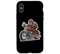 Custodia per iPhone X/XS Cool Sasquatch Riding Classic Moto Big Foot