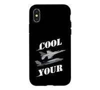 Custodia per iPhone X/XS Cool Your Jets - Divertente design sarcastico umoristico