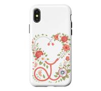 Custodia per iPhone X/XS Coquette Bow OB GYN Obstetrician Womens Health