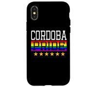 Custodia per iPhone X/XS Cordoba Pride Spagna Gay Lesbiche Queer LGBT Bandiera Arcobaleno