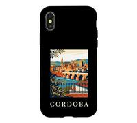 Custodia per iPhone X/XS Cordoba Spagna Storico Riverside Architettura Vintage Viaggi