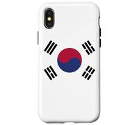 Custodia per iPhone X/XS Corea del Sud - Bandiere del mondo, Geografia Amante
