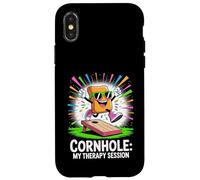 Custodia per iPhone X/XS Cornhole My Therapy Session Fun Vibes