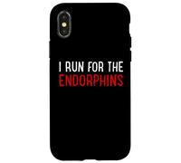 Custodia per iPhone X/XS Correre - Corro per le Endorfine