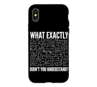 Custodia per iPhone X/XS Cosa esattamente non hai capito Fisica Equazioni Scienza