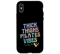 Custodia per iPhone X/XS Cosce spesse Pilates Vibes Empowering Body Positivity