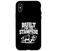 Custodia per iPhone X/XS Costruito per gli amanti dei bufali timidi
