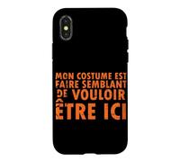 Custodia per iPhone X/XS Costume di Halloween Mon Est Faire Semblant - Francese
